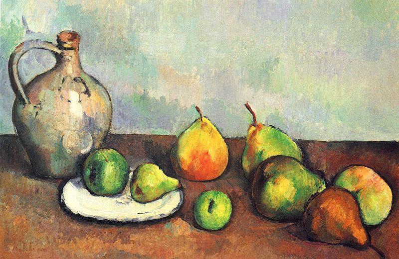Paul Cezanne Stilleben, Krug und Fruchte Spain oil painting art